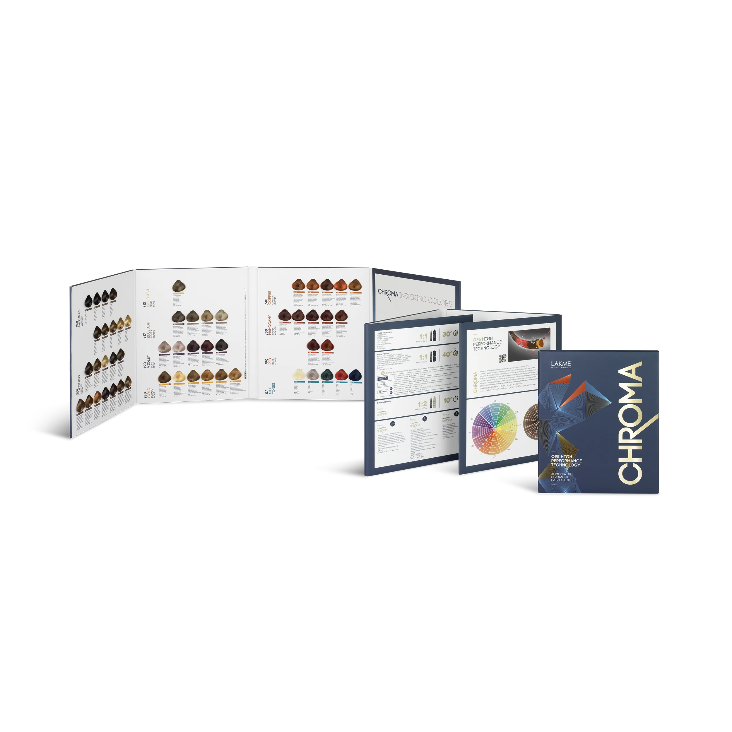 CHROMA COLOUR CHART 54 SHADES