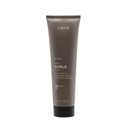 Lakme K.Finish Curls gel tube on a black background